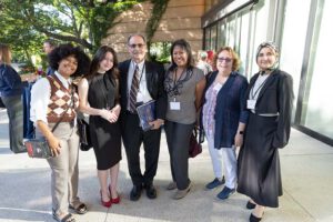 Larry Schlesinger with Attendees