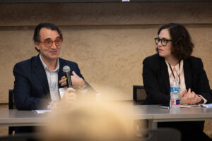 Dr. Jordi Torrelles with Amy Israel