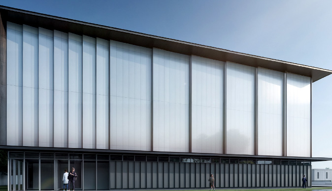 A rendering of the new BSL4 building being constructed at Texas Biomed A rendering of the new BSL4 building being constructed at Texas Biomed