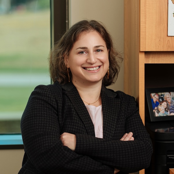 Hillary Huber in her office