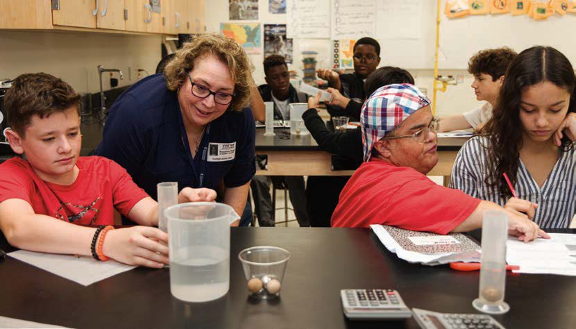 Rose Riggs at the STEM event