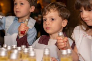 Children At Family Science Night Event